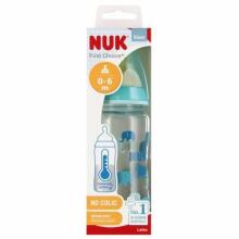 443711 GLASS BOTTLE 240ML WITH TEMPERATURE GAUGE 0-6 573370,10745122 TURQUOISE