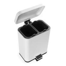 Beldray LA035235WHTFEU7 5-Litre Dual Compartment Bin – White