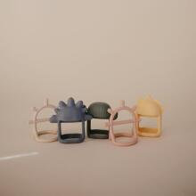 Mushie No Drop Silicone Sensory Teether  Art.101473 Silicone rattle (100% natural)