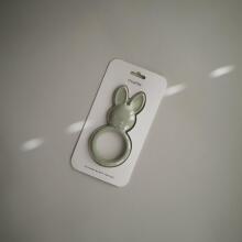 Mushie  Silicone Teether Bunny Art.2560471 Silicone rattle (100% natural)