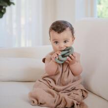 Mushie  Silicone  Teether Links Art.101272 Silicone rattle (100% natural)