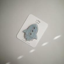 Mushie  Silicone Teether Rocket Art.2560456 Silicone rattle (100% natural)