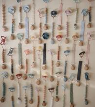 Mushie Linen Pacifier Clip Art.101927  Pacifier holder