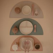 Mushie Silicone Starter Spoon Art.101353 Beige Soft silicone spoon (2 pcs.)