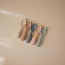 Mushie Silicone Starter Spoon Art.101354 Tradewinds Soft silicone spoon (2 pcs.)
