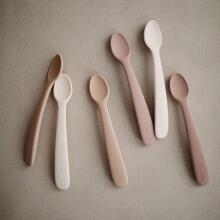Mushie Silicone Feeding Spoon Art.2360274 Soft silicone spoon (2 pcs.)