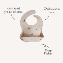 Mushie Silicone Bib Art.100407 Silikona priekšautiņš