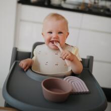 Mushie Silicone Bib Art.101968 Silikona priekšautiņš