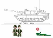 Sluban Constructor, LEOPARD 2A5 Main Battle Tank 2IN1, 766 pcs.
