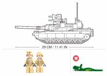 Sluban Constructor, M1A2 SEP v2 Abrams Tanks, 781 pcs