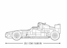 Sluban Constructor, RC F10 Car, 423 Parts