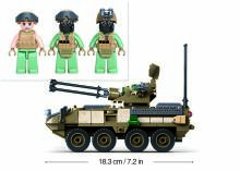 Sluban Constructor, Military Armored Vehicle Stryker ADS, 320 pcs.