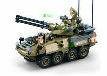 Sluban Constructor, Military Armored Vehicle Stryker ADS, 320 pcs.