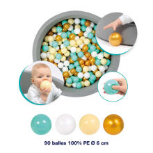 LUDI Colorful Balls, 90 pcs