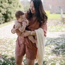 Mushie Muslin Swaddle Art.2200019 Blush