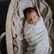 Mushie Muslin Swaddle Art.2200549 Crowns