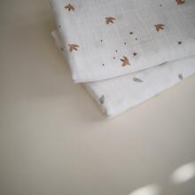 Mushie Muslin Swaddle Art.2200441 Leaves