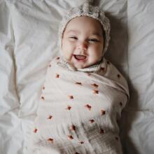 Mushie Muslin Swaddle Art.2200441 Leaves