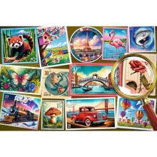 TREFL Puzzle EasyPiece Postage Stamps, 300 pcs