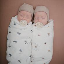 Mushie Muslin Swaddle Art.2200553 Whales