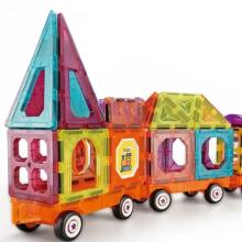 WOOPIE Magnetic 3D Building Blocks Train Set 71pcs