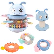 WOOPIE Baby Wobble Toy Sensory 2in1 Rattle Teether
