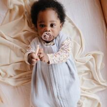 Mushie Ribbed Baby Blanket Blanket Art.101258 Ivory