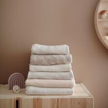 Mushie Knitted Baby Blanket  Art.2180338 Mustard Melange