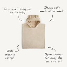 Mushie Bath Poncho Art.101632 Pink Blush