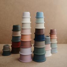 Mushie Stacking Cup Art.2400231 Retro Kraušanas trauki - piramīda