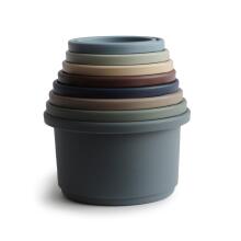 Mushie Stacking Cup Art.2400292 Forest Kraušanas trauki - piramīda