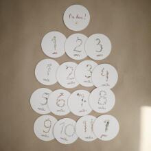 Mushie 16 Baby Monthly Cards Art.2460000  Perfect Gift for Newborn Photo Sessions