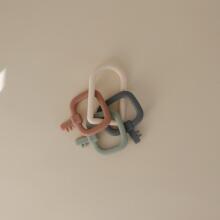 Mushie Key Art.101925 rattle (100% natural)