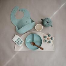 Mushie Flower Press Toy Art.2830476 Silicone rattle (100% natural)