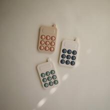 Mushie Phone Press Toy Art.2860019 Silicone rattle (100% natural)