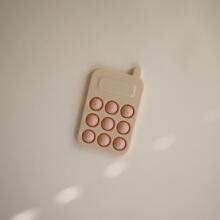 Mushie Phone Press Toy Art.2860203 Silicone rattle (100% natural)