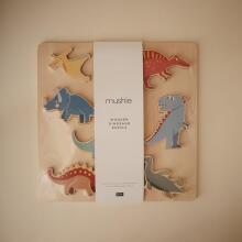 Mushie Wooden Puzzle  Art.101589 Dino
