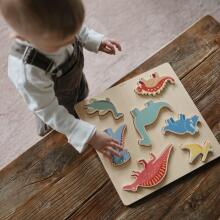 Mushie Wooden Puzzle  Art.101589 Dino