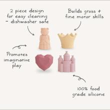 Mushie Mold Free Bath Play Set Art.102008 Princess