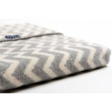 MILLI blanket Grey&White Zigzag,  75x100 cm, MIL1210286