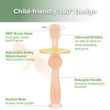 Haakaa 360° Silicone Toothbrush  Art.BHK075-BP first silicone toothbrush