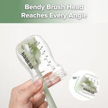Haakaa 5-in-1 Cleaning Brush Set Art.BHK177-SG Silicone brush for bottles and nipples