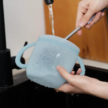 Haakaa Snack Cup Silicone Elephant Art.UTE110-MB Silicone container with Click Lock