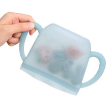 Haakaa Snack Cup Silicone Elephant Art.UTE110-MB Silicone container with Click Lock