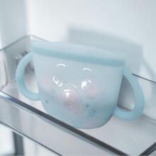 Haakaa Snack Cup Silicone Elephant Art.UTE110-MB Silicone container with Click Lock