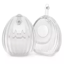 Haakaa Shell Wearable Silicone Breast Pumps Art.MHK185-R Shell Pumps & Steriliser Bag Combo - 120ml Shell (2pcs) +  Steriliser Bag (1pc)