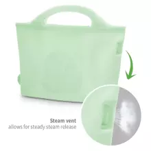 Haakaa Multipurpose Steamer & Steriliser Bag  Art.UTE099-LE Lime Multipurpose Steamer & Steriliser Bag,2000ml