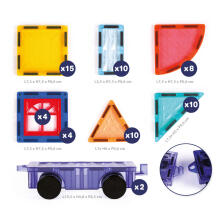 LUDI Magnetic Constructor with Wheels