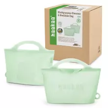 Haakaa Multipurpose Steamer & Steriliser Bag  Art.UTE105-LE Lime Multipurpose Steamer & Steriliser Bag,900ml