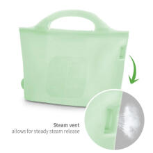 Haakaa Multipurpose Steamer & Steriliser Bag  Art.UTE105-LE Lime Multipurpose Steamer & Steriliser Bag,900ml